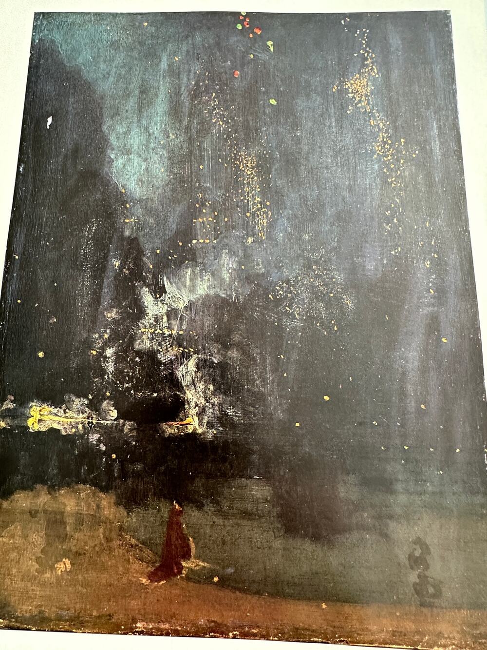 Nocturne in Black and Gold Whistler Painting Art Print Frameable ~ 260505-WH 292